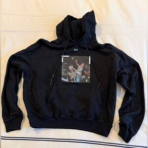 Off-White Black Graphic Hoodie